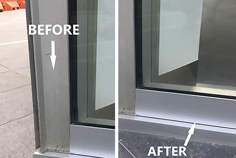 Clearn Anodised Aluminium